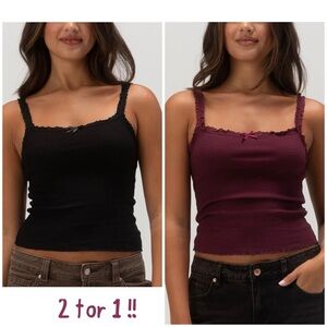 🤑 2 for 1! RSQ Ruffle Tank Tops/Camis